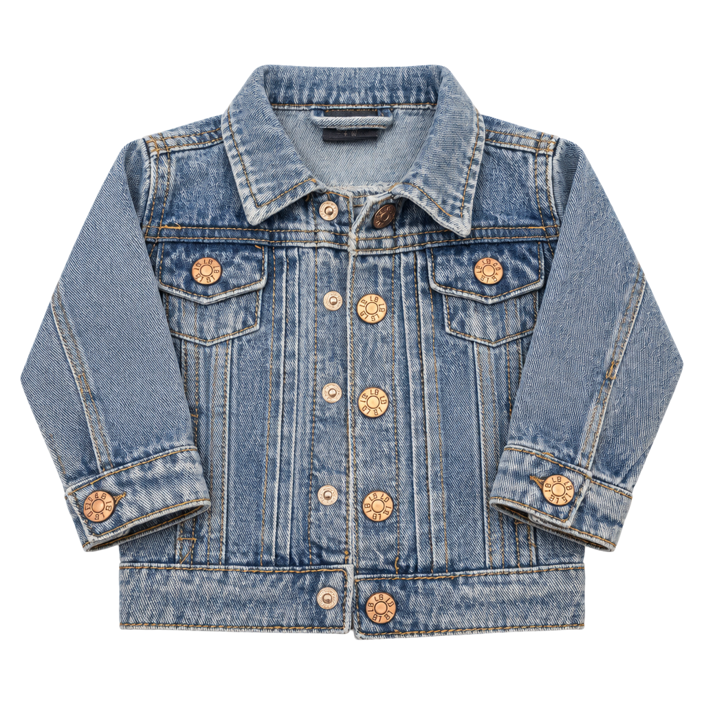 Little Bipsy Denim Jacket Size 0-3M Blue 1