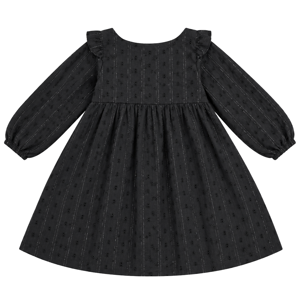 Holiday Old Navy fancy black dress! 3-6months 1