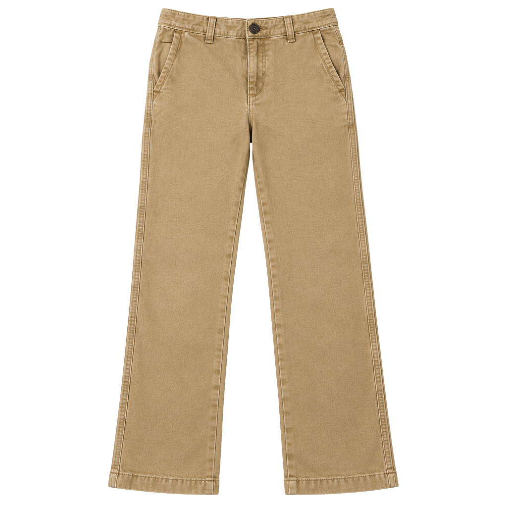 Abercrombie Kids Chino Pants Size 12 Slim Tan 1