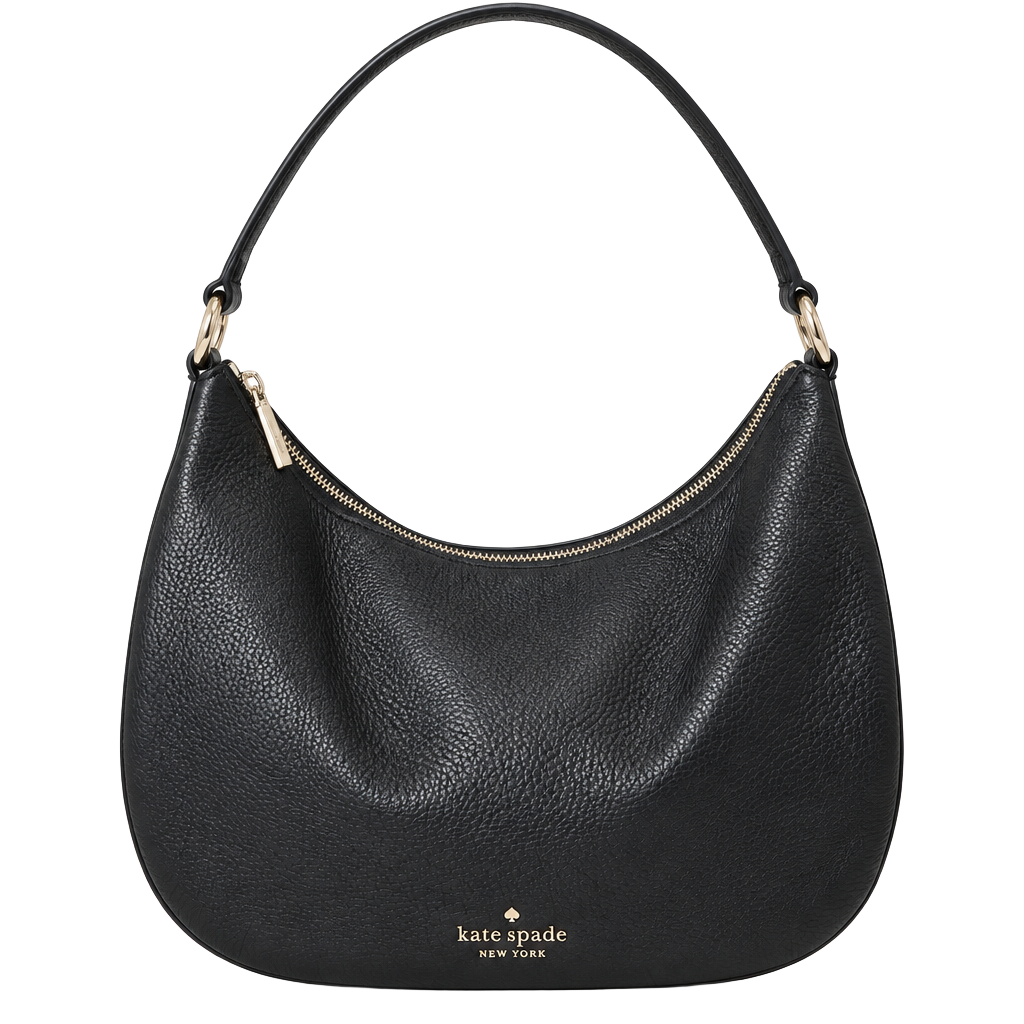 Kate Spade Nova Large Crescent Shoulder Bag Black 1
