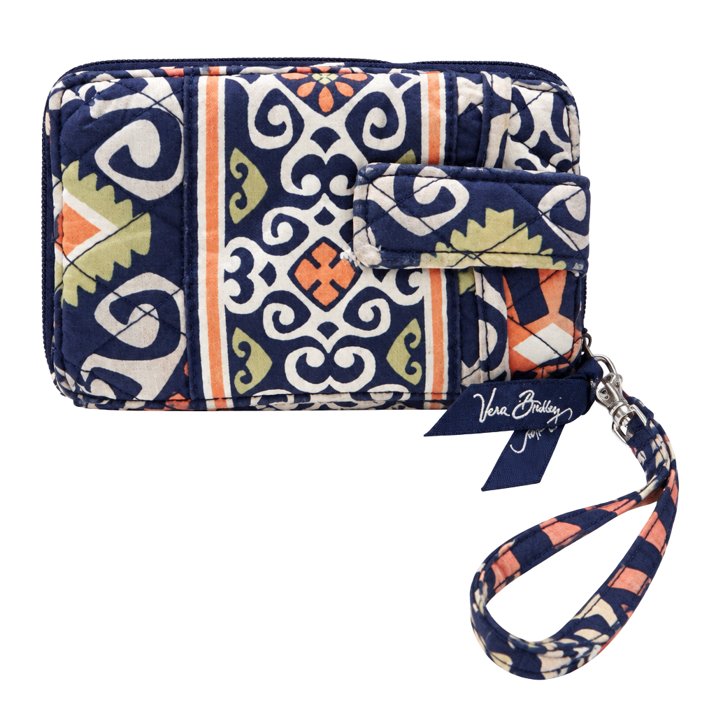 Vera Bradley Quilted Cotton Smartphone Wristlet Wallet 1