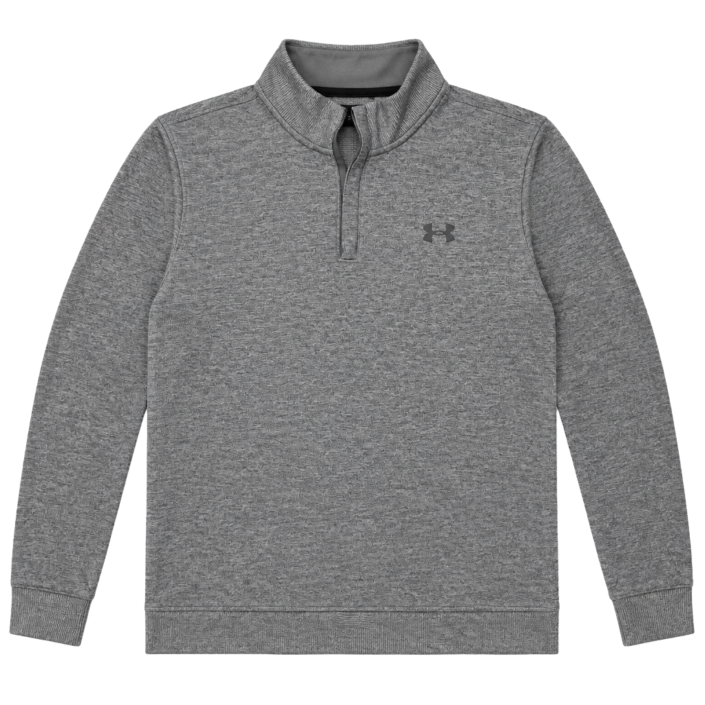 Under Armour 1/4 Zip Pullover Size M Gray Heathered 1