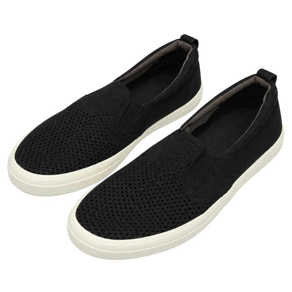 Sperry Crest Twin Gore Perf Size 8.5 Black 1