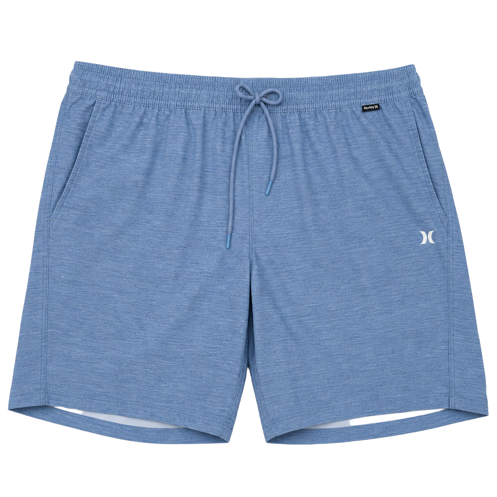 Hurley Hybrid Pull On Walk Short 18" Above Knee drifit phantom drawstring M L 1