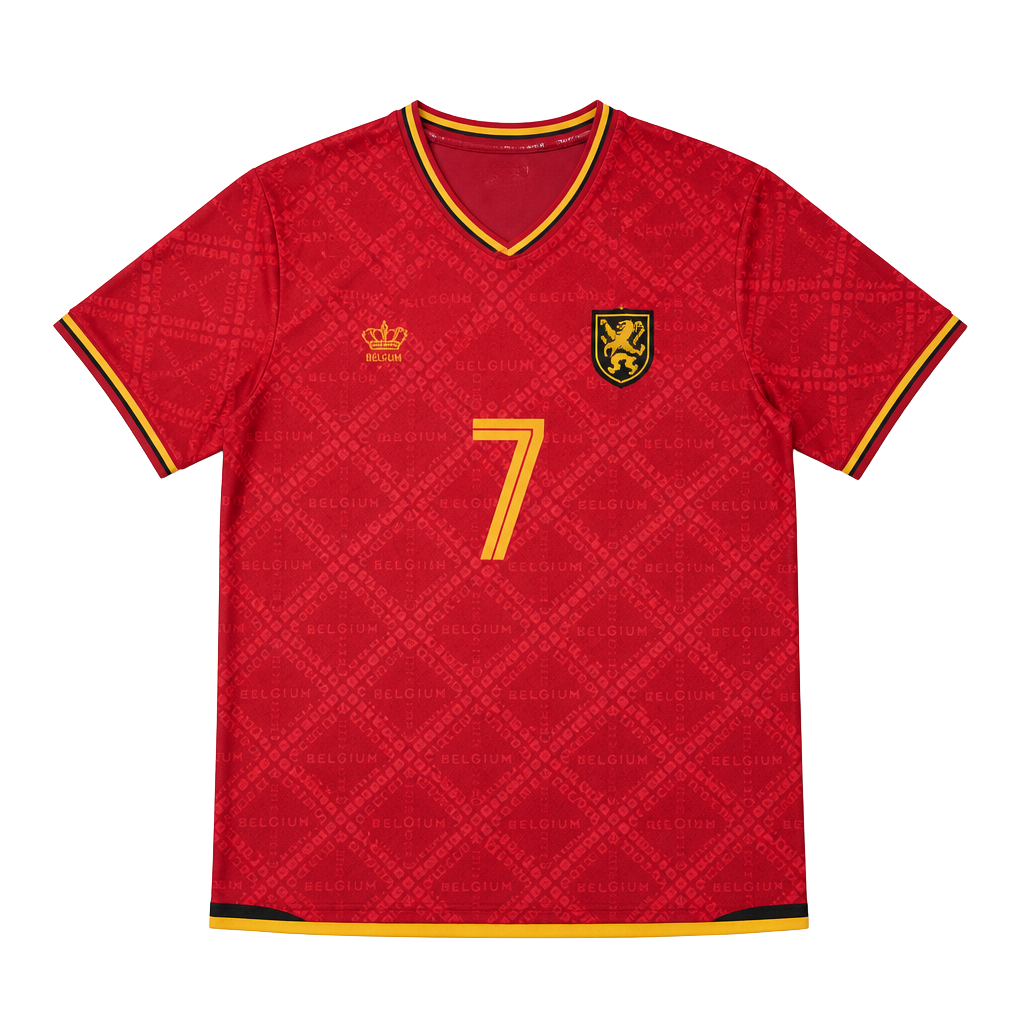 Team Belgium De Bruyne 7 Soccer Jersey Size XXL 1