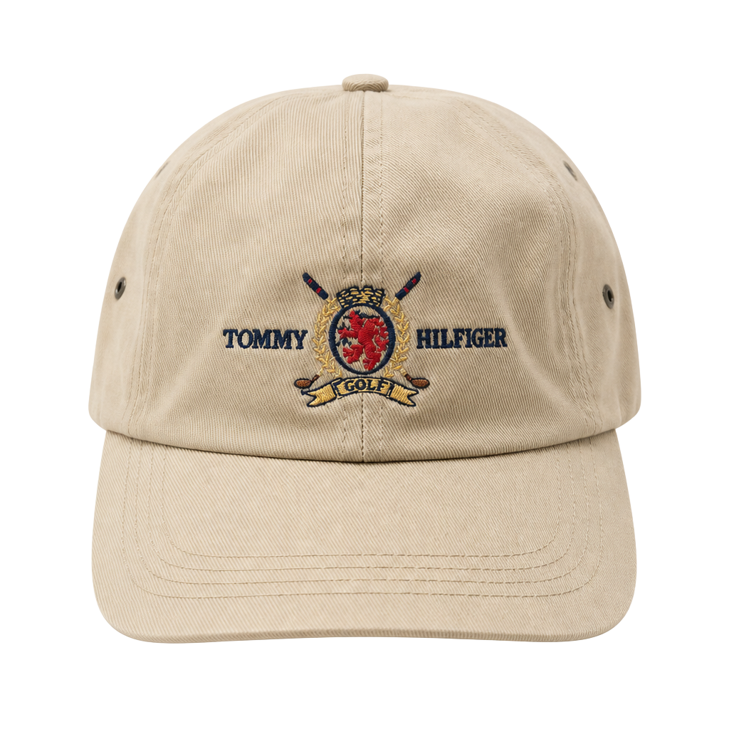 Vintage Tan Tommy Hilfiger Lexus Golf Hat 1