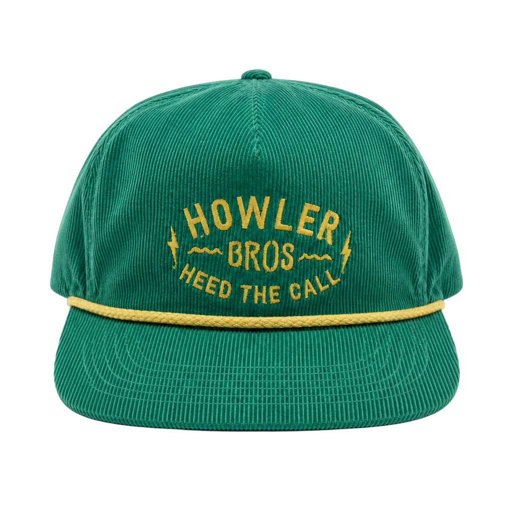 Howler Brothers Turquoise Corduroy Rope Snapback 1
