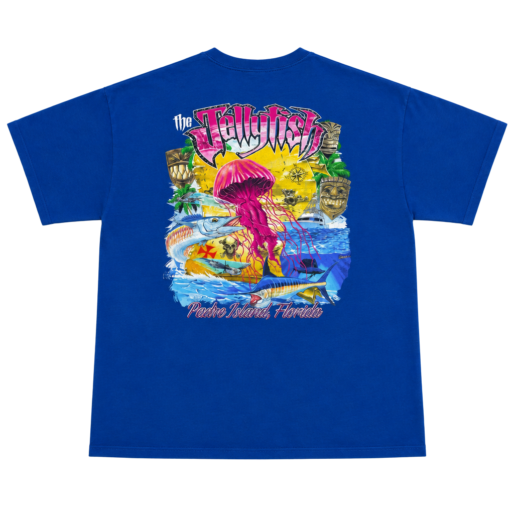 Gildan The Jellyfish T-Shirt XL Blue Perdido Key 1