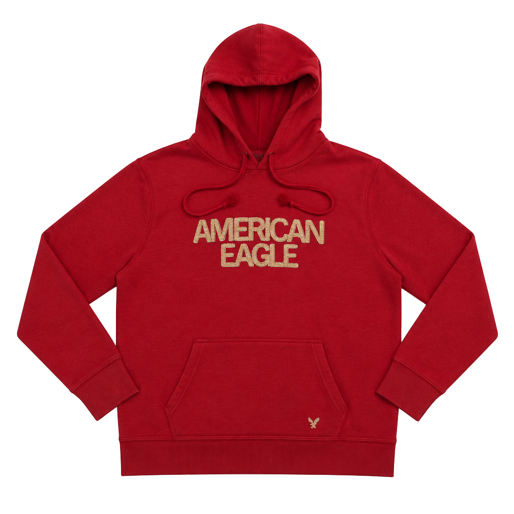 American Eagle Outfitters Vintage Y2K American Eagle Outfitters red Hoodie 1
