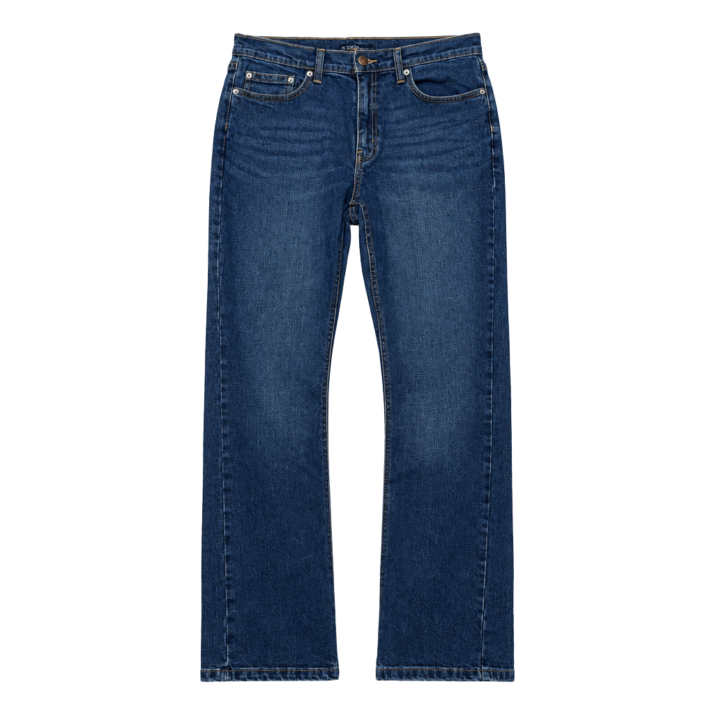 Member's Mark Straight Fit Premium Stretch Jeans 32x30 Blue Denim 1