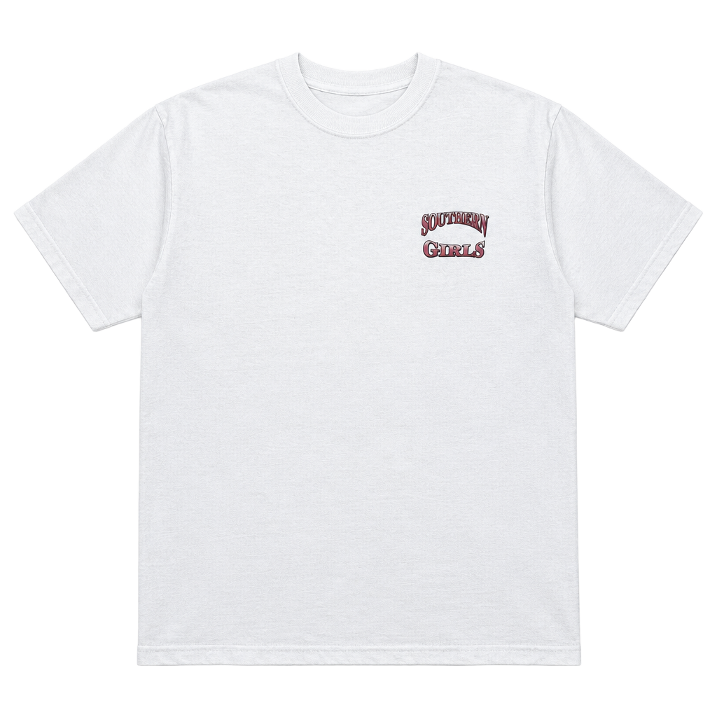 Jerzees Silly Boys Trucks Are For Girls Graphic T-Shirt Size LGG White 1