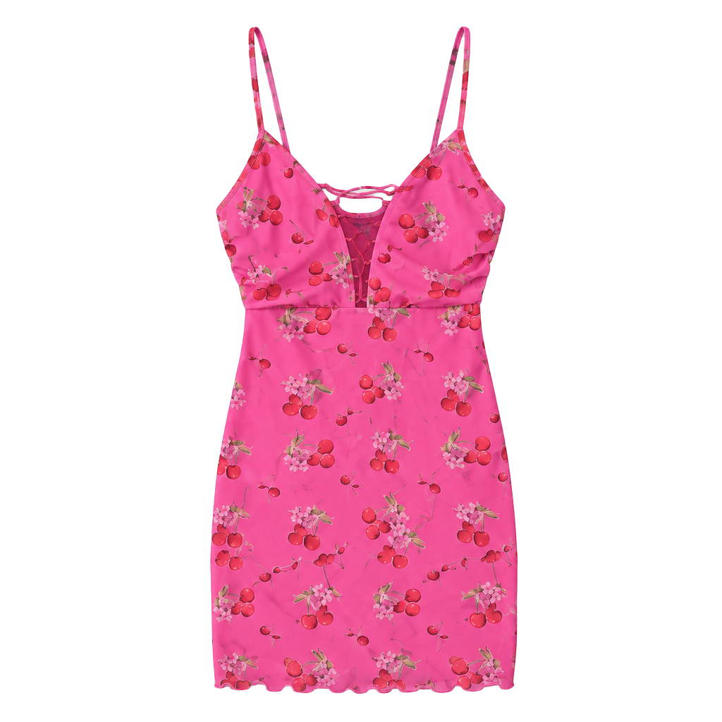 Urban Outfitters Bright Side Lace Up Mini Dress Size M 1