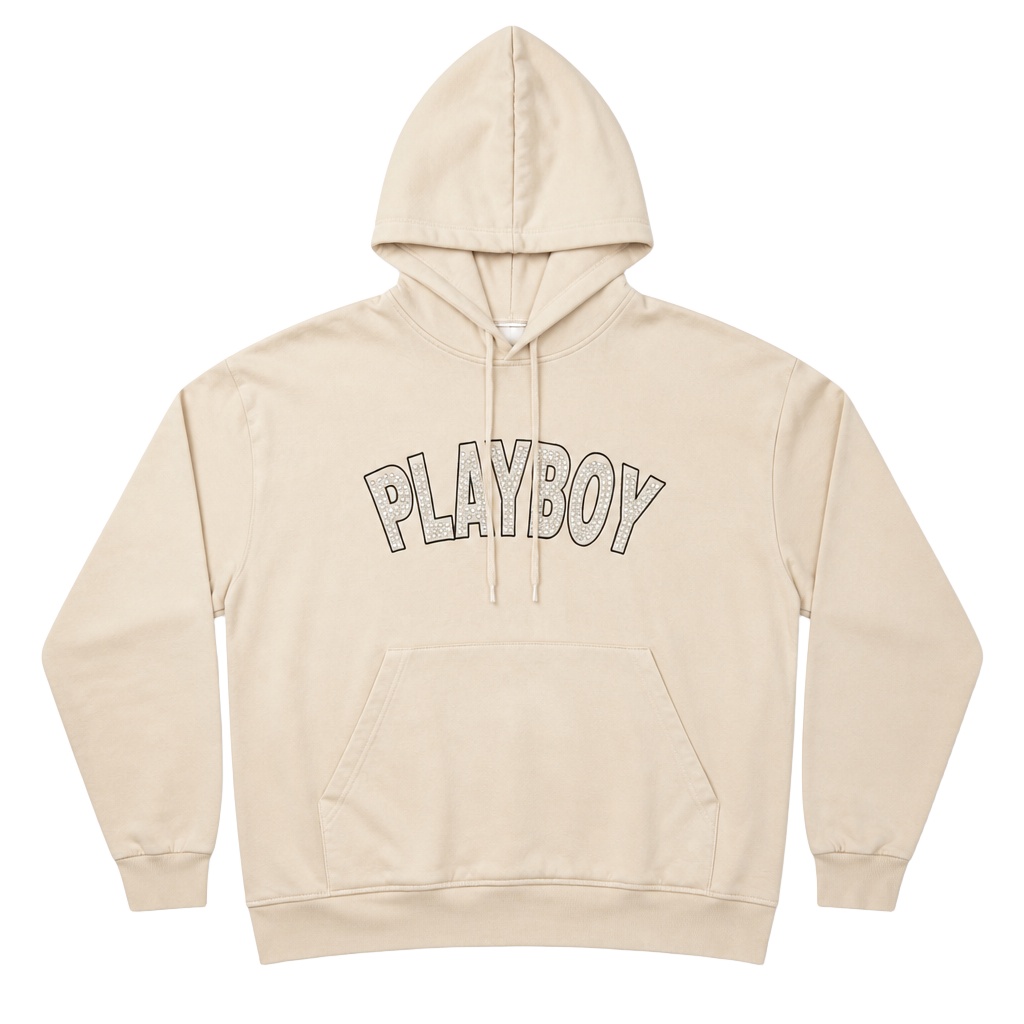 Playboy by PacSun Rhinestone Logo Hoodie 1