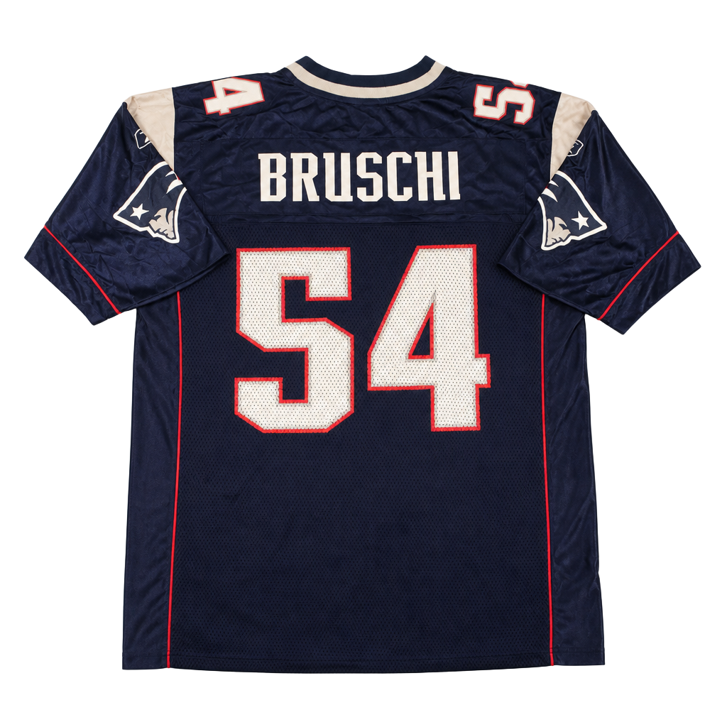 Vintage Tedy Bruschi New England Patriots Reebok NFL Jersey Size Large 1