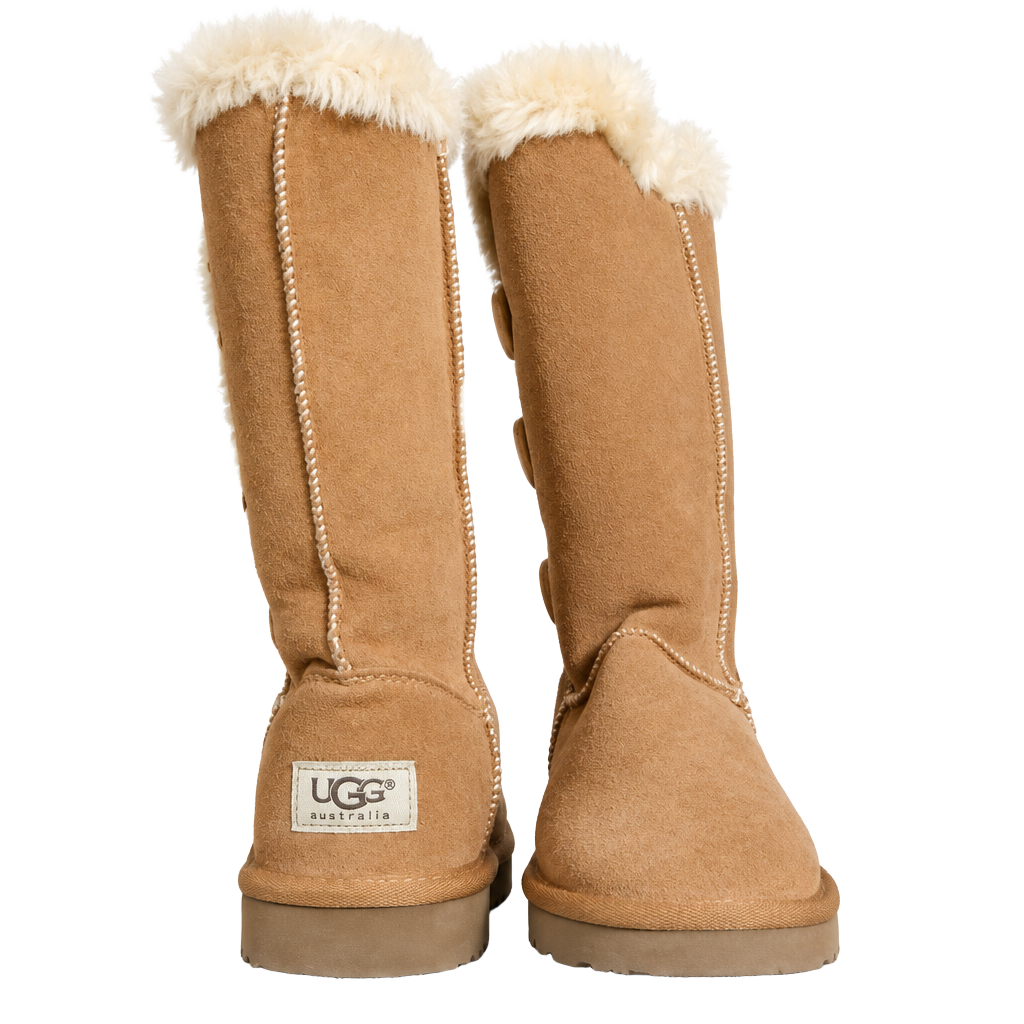 UGG Tall Shearling Boots Tan 1