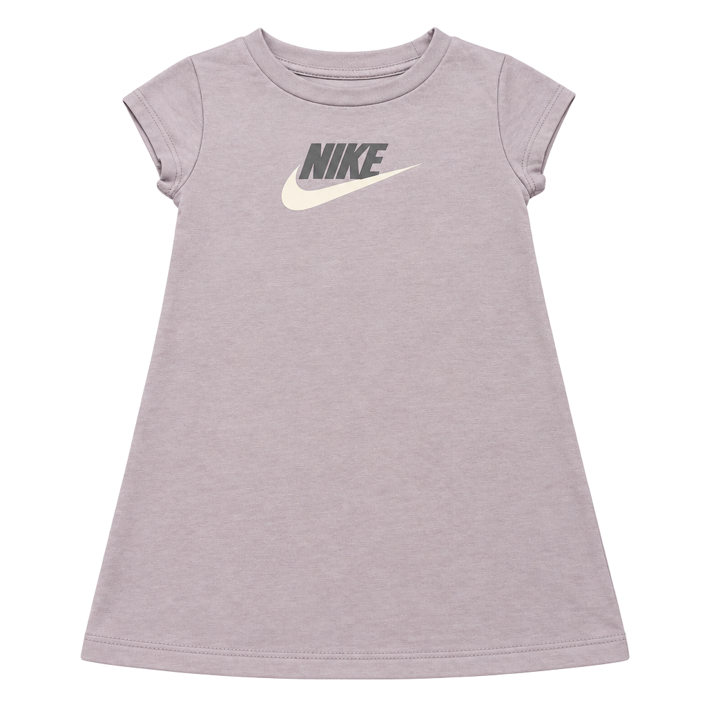 Nike T-Shirt Dress Size 2T Purple Cotton Blend Logo 1