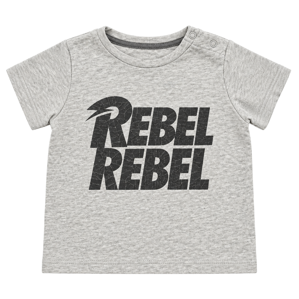 Cotton On David Bowie Rebel Rebel T-Shirt Size 6-12 Months Gray 1