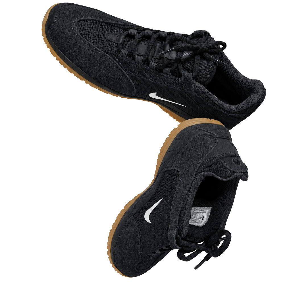 Nike SB Vertebrae Size US 8.5 Black Gum Skateboarding Shoes 1