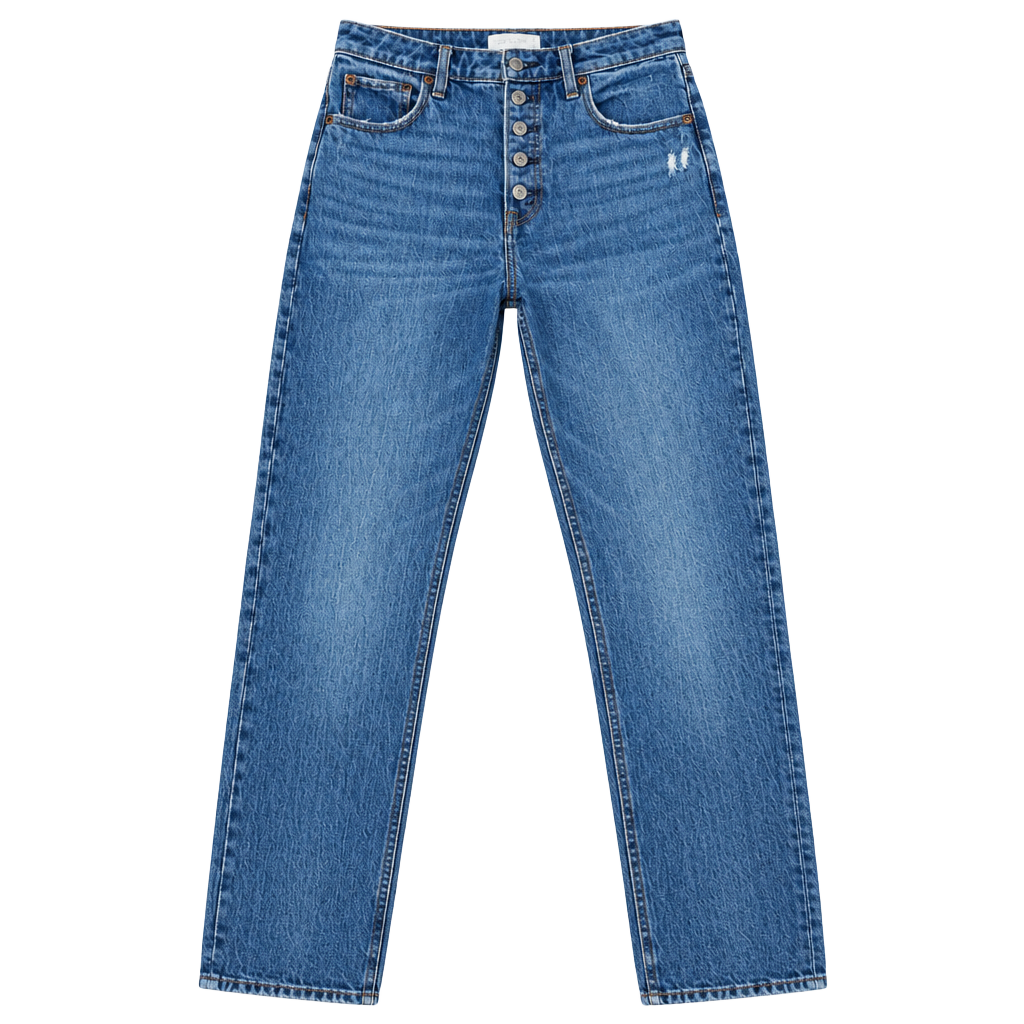 Abercrombie & Fitch Curve Love The Skinny High Rise Size 27 Blue Denim Jeans 1