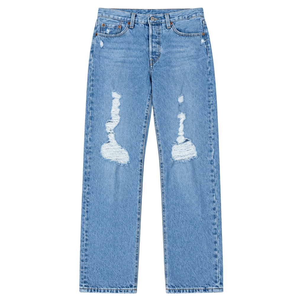 Levi's Thrashed Distressed Vintage Levis 501 Jeans 1
