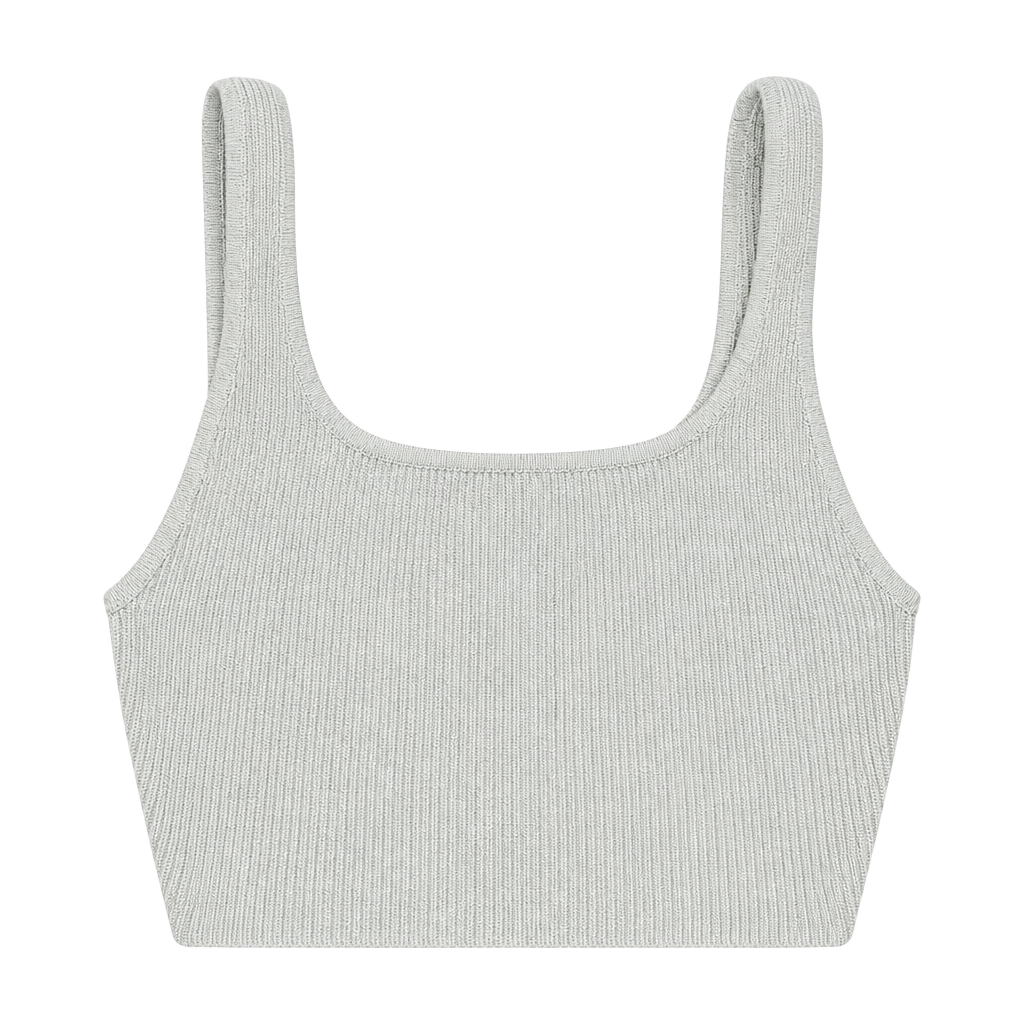 Babaton Sculpt Knit Squareneck Tank Size S Off White 1