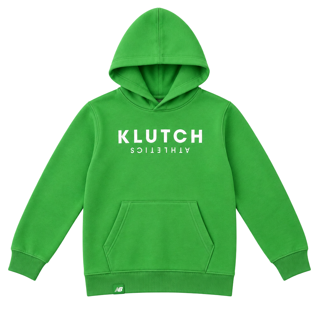 New Balance Klutch Athletics Kids L Green Pullover Hoodie NWT 1