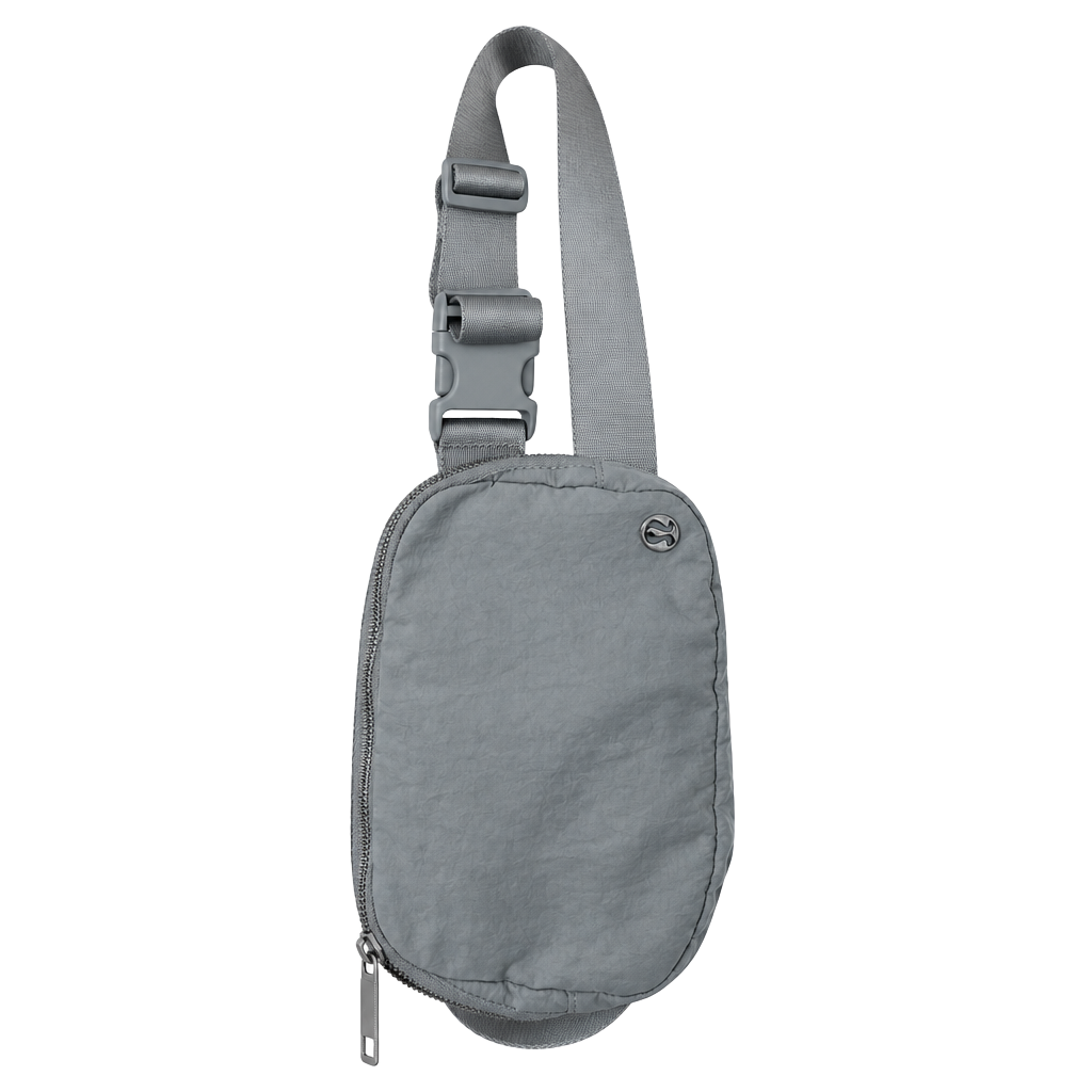 Lululemon Everywhere Belt Bag Size OS Gray Nylon Fanny Pack 1