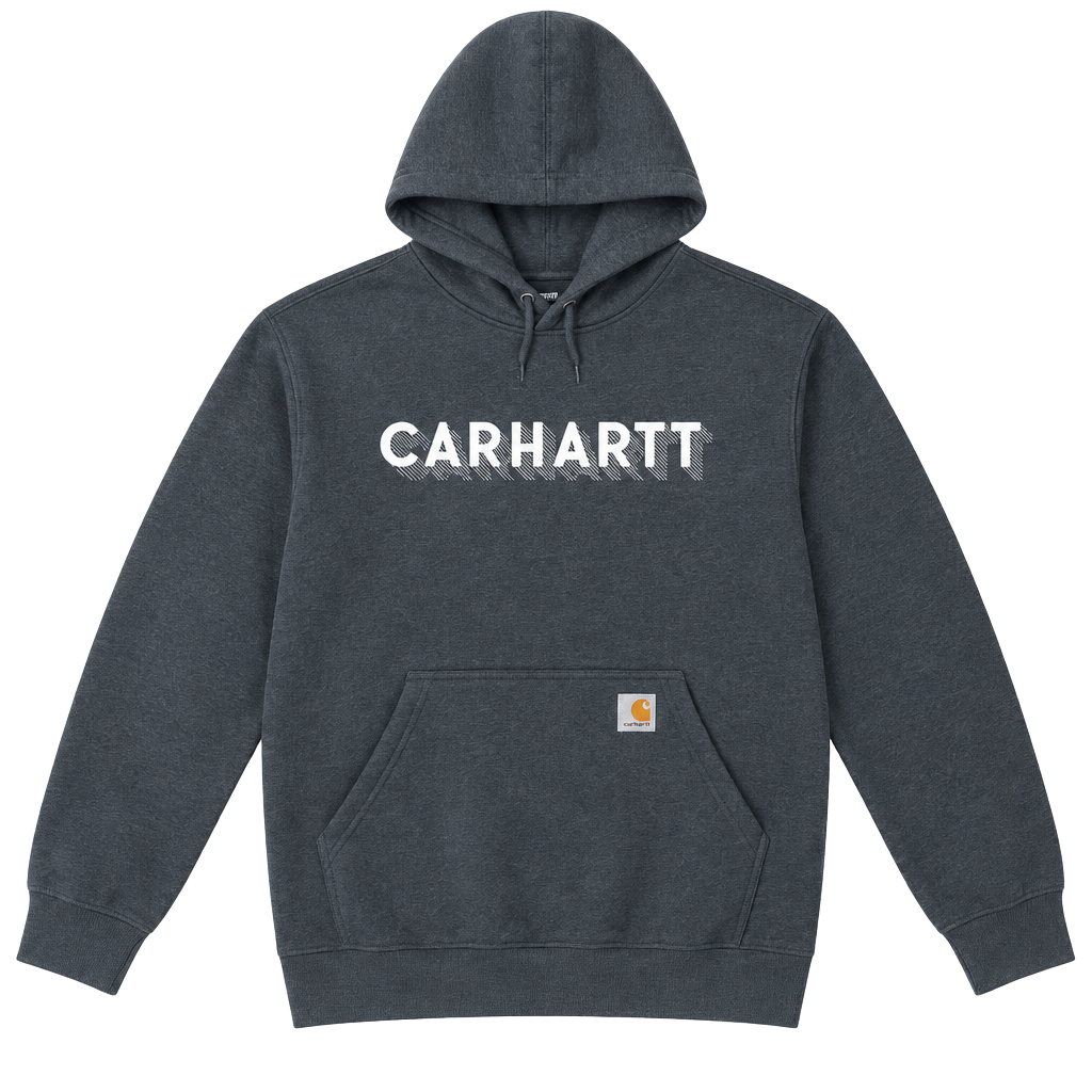 Carhartt, Rain Defender Loose Fit Hoodie, Oversized, Water Repellent, Grey 1