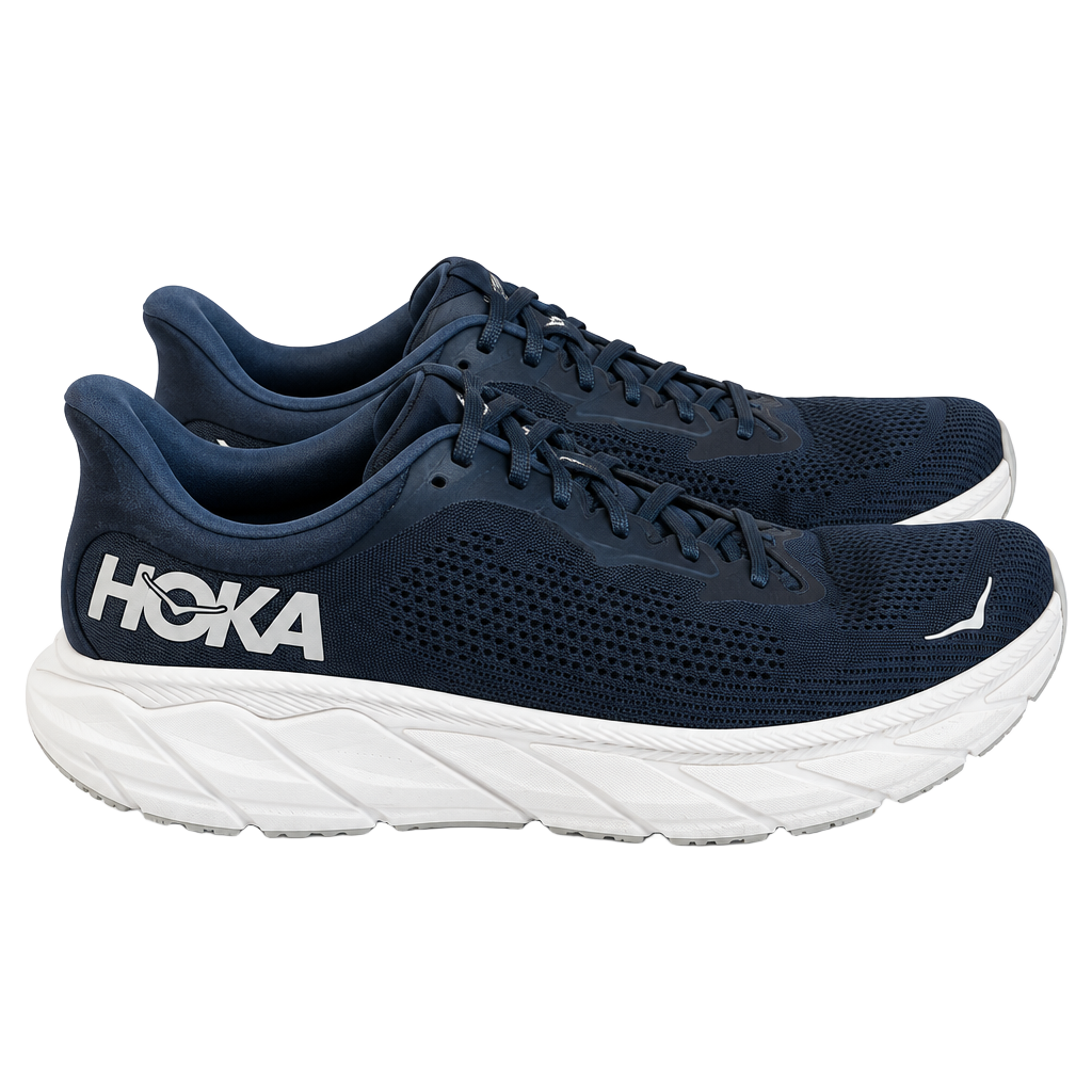 Hoka One One, Arahi 7, Navy Blue Size Running Shoes, Cushioned Support, Men’s 14 1