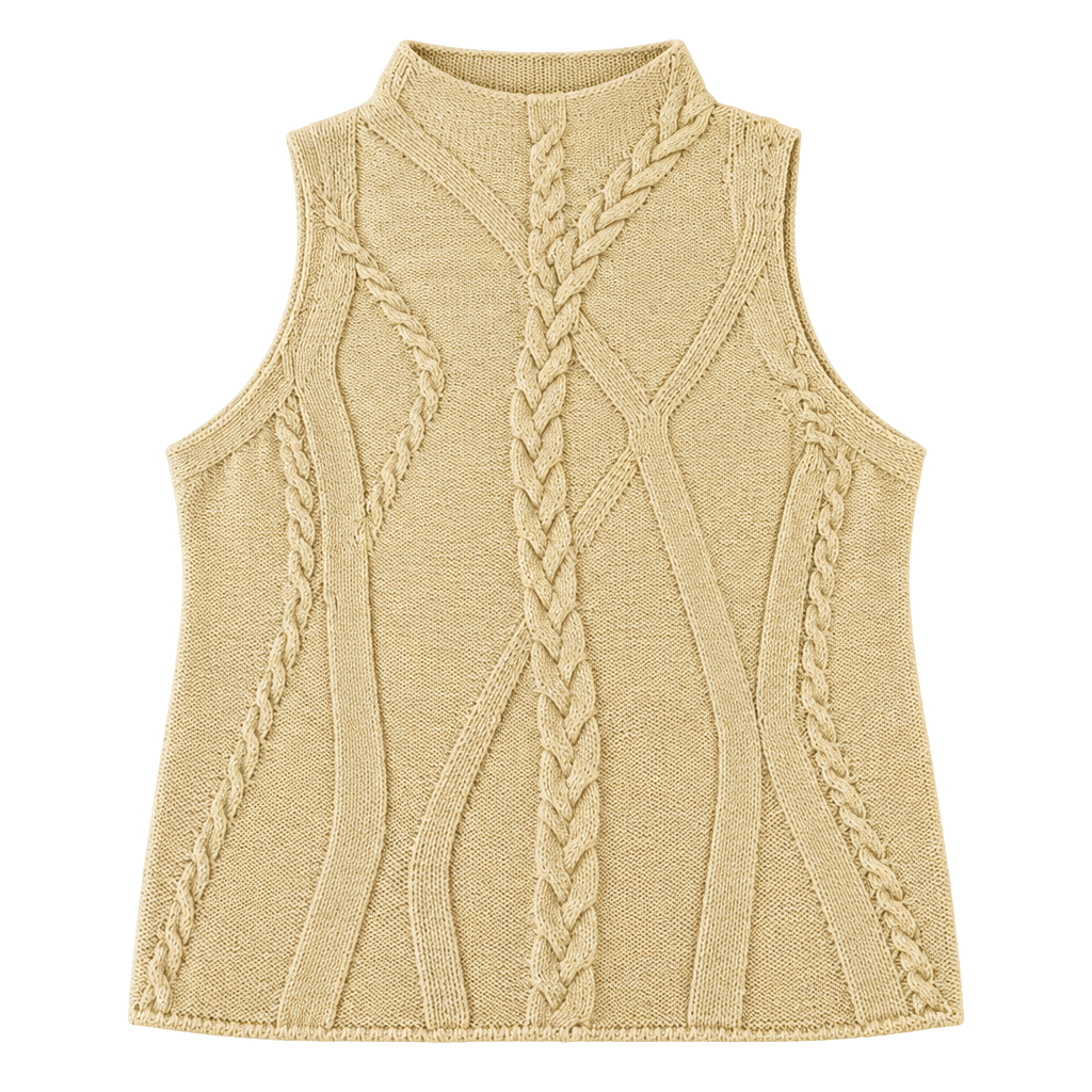 Rowing Blazers Cotton Cable Tank Size S Camel 1