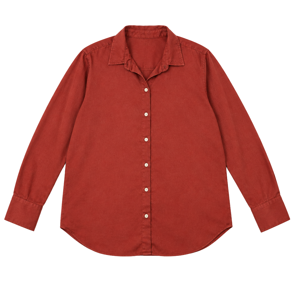 Loft Satin Feel Women’s Size Large Button Down Shirt Mauve Long Sleeve 1