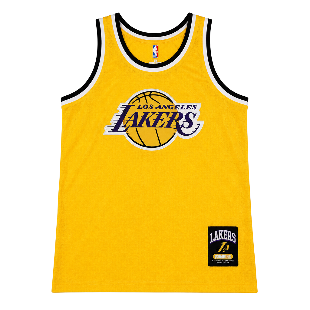 NBA Los Angeles Lakers Jersey Tank Top Yellow Men's Size S New with Tags 1