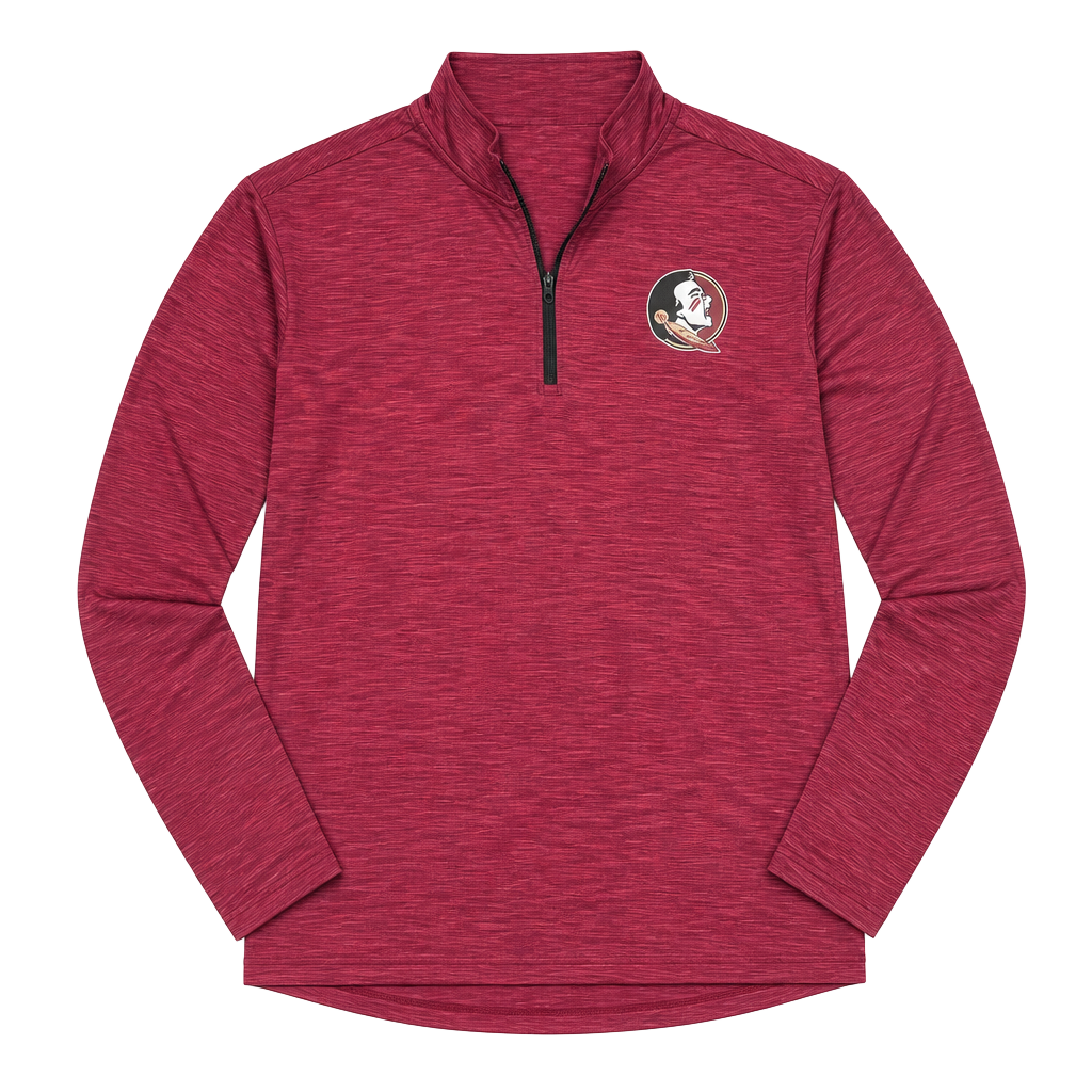 Florida State Seminoles Womens small Dri fit material 1/4 Zip Garnet Jacket 1