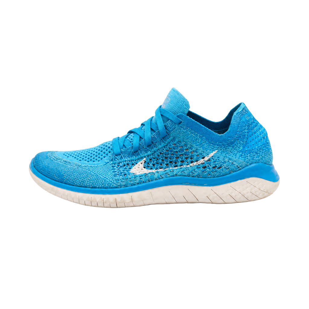 Nike Free RN Flyknit Running Shoes Blue w7.5 1