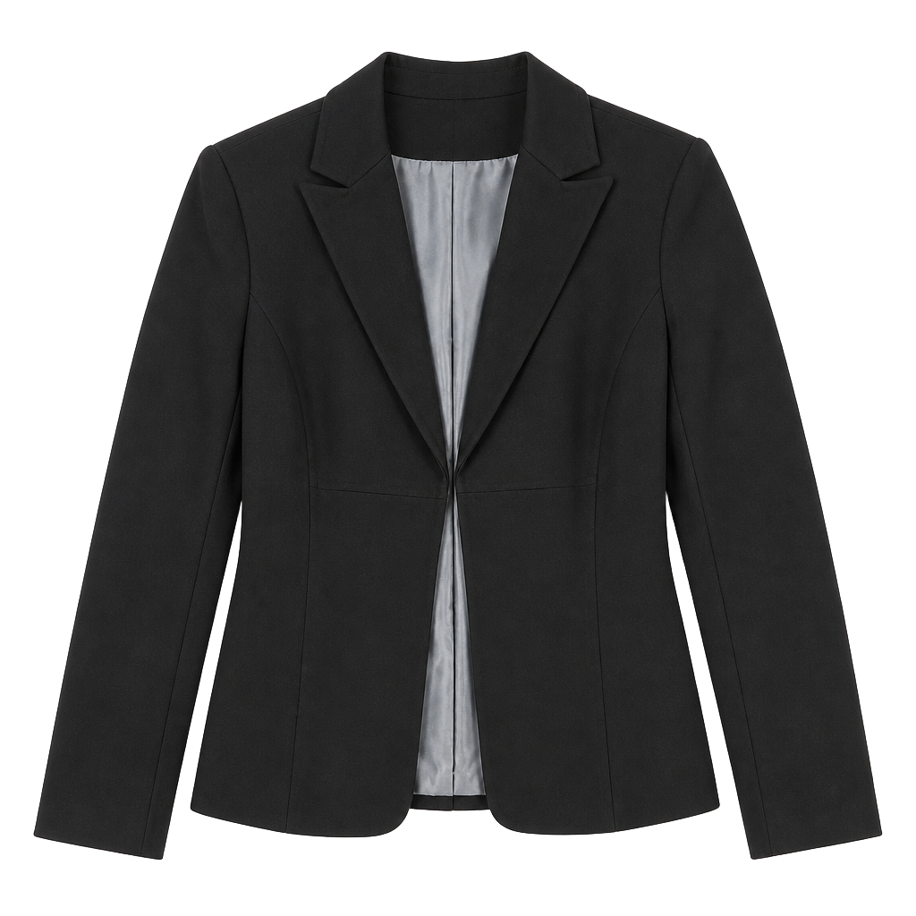 The Limited Stretch Black Notch Lapel Blazer Jacket Women's XS 1
