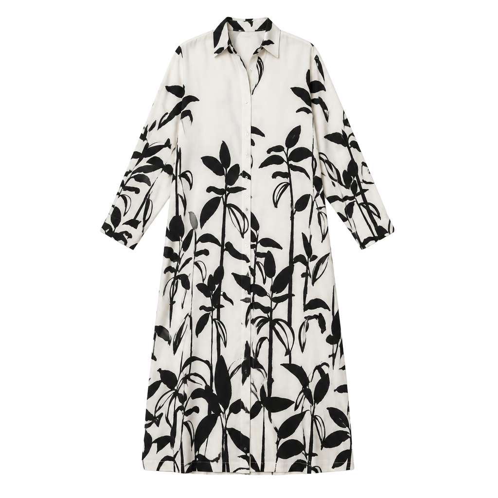 Zara Printed Oversized Dress Size L 1