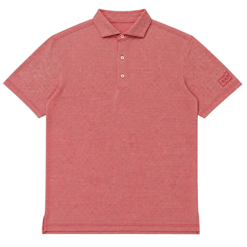 Turtleson Men’s Geometric Print Battle at the Cliffs Golf Polo Size S 1