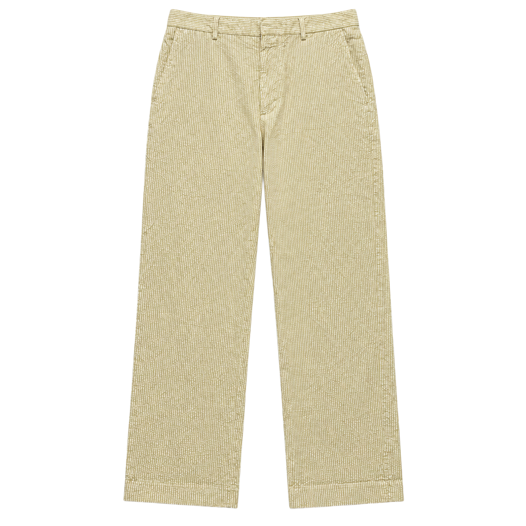 Banana Republic Brand New Men’s Yellow Seersucker Pants Size 31x30 1