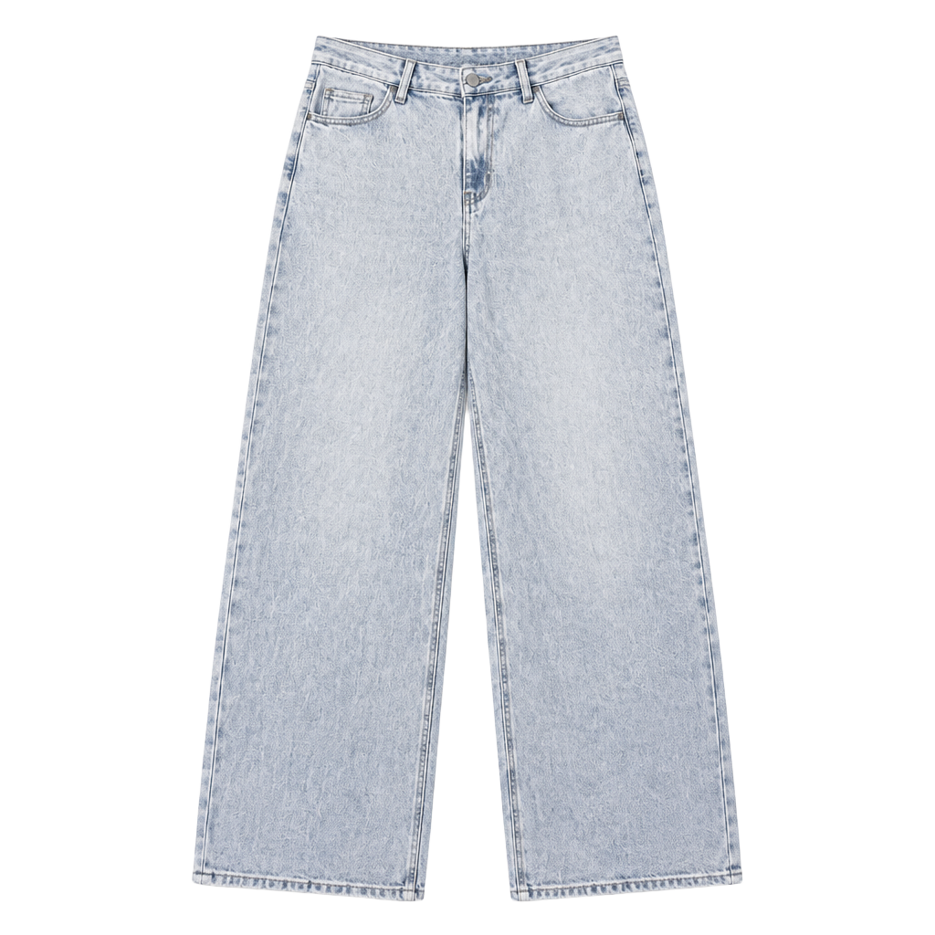 Onero Wide Leg Jeans Size 31 Light Wash Denim OSW8001 1