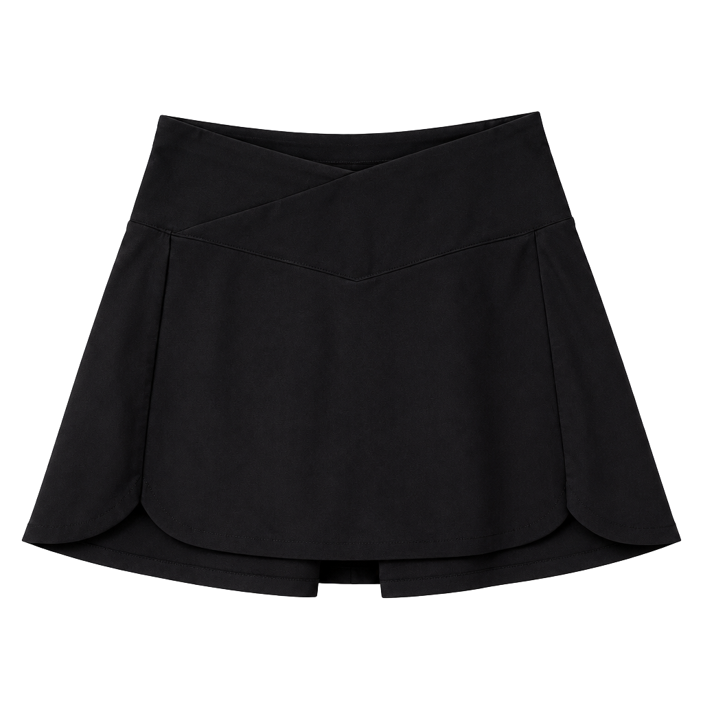 Baleaf Athletic Skort Size M Black Tennis Skirt 1