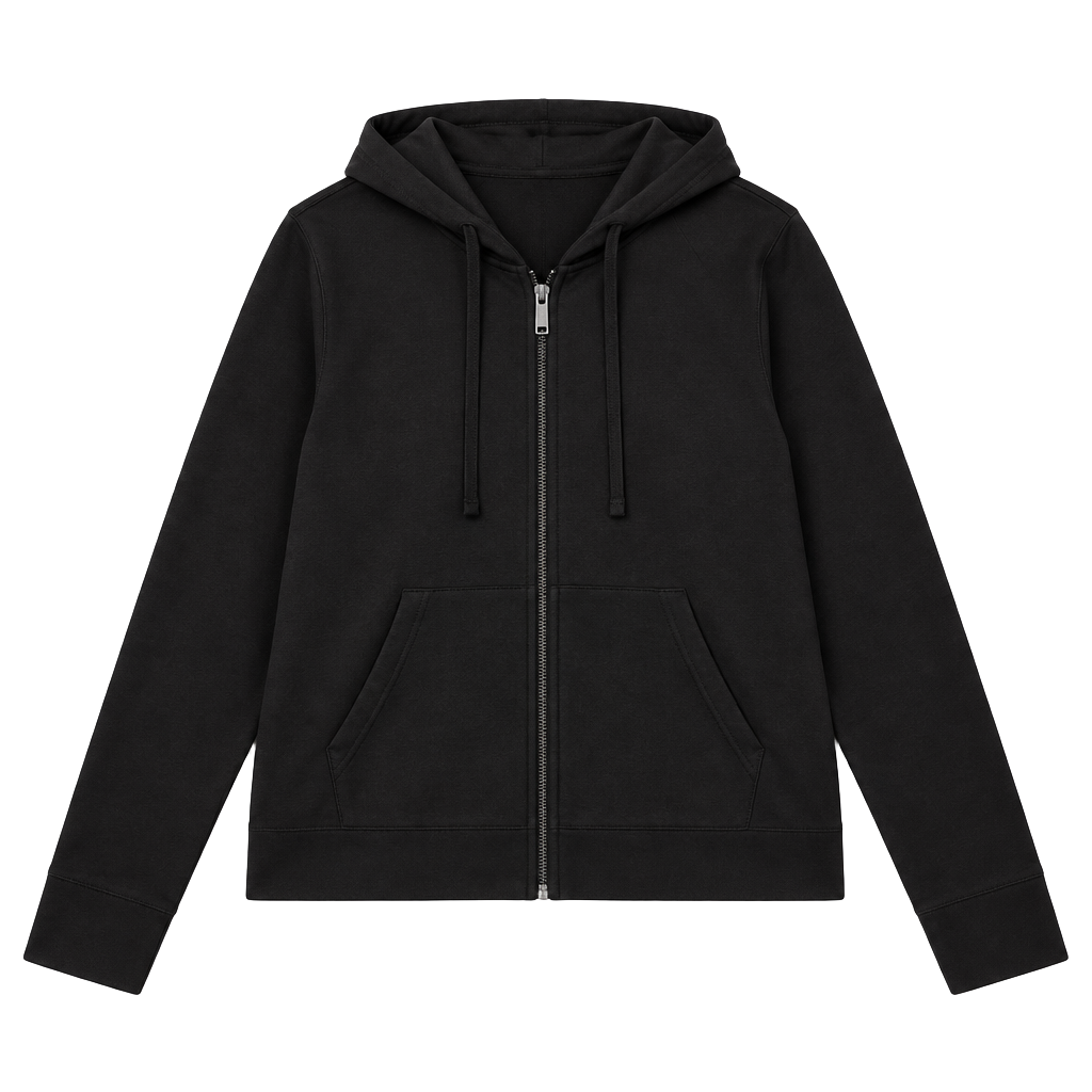 Avia Full Zip Hoodie Size M (8-10) Black Activewear 1