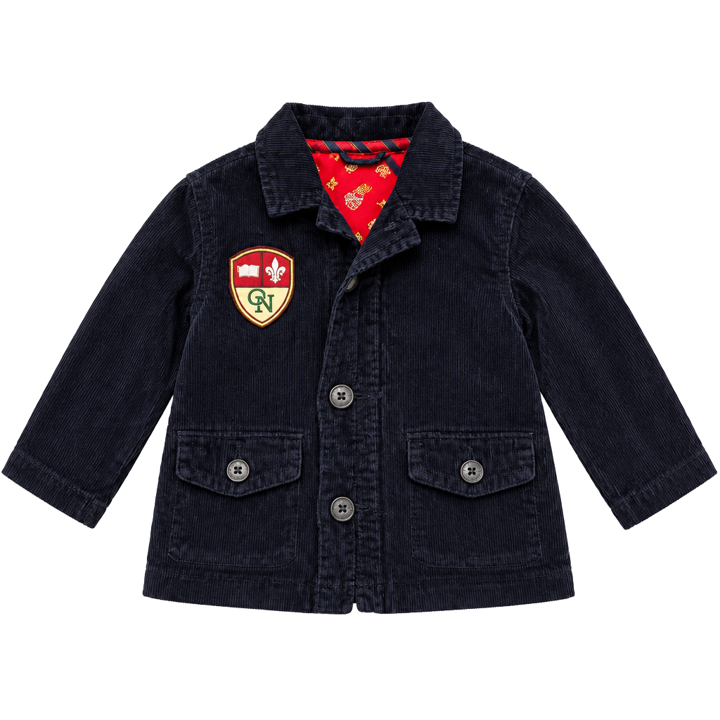 Old Navy Corduroy Jacket Size 18-24 Months Navy Blue Blazer 1