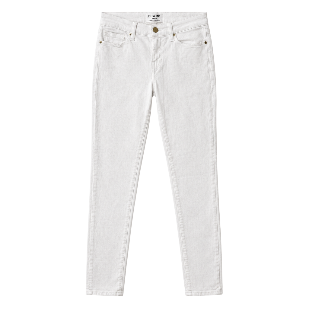 FRAME Denim Skinny Jeans Size 26 White 1