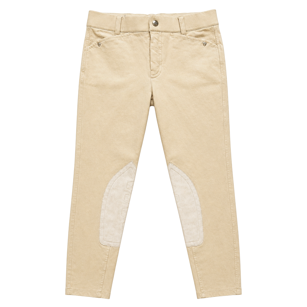 Ariat Youth Size 12 Tan Knee Patch Riding Breeches 1