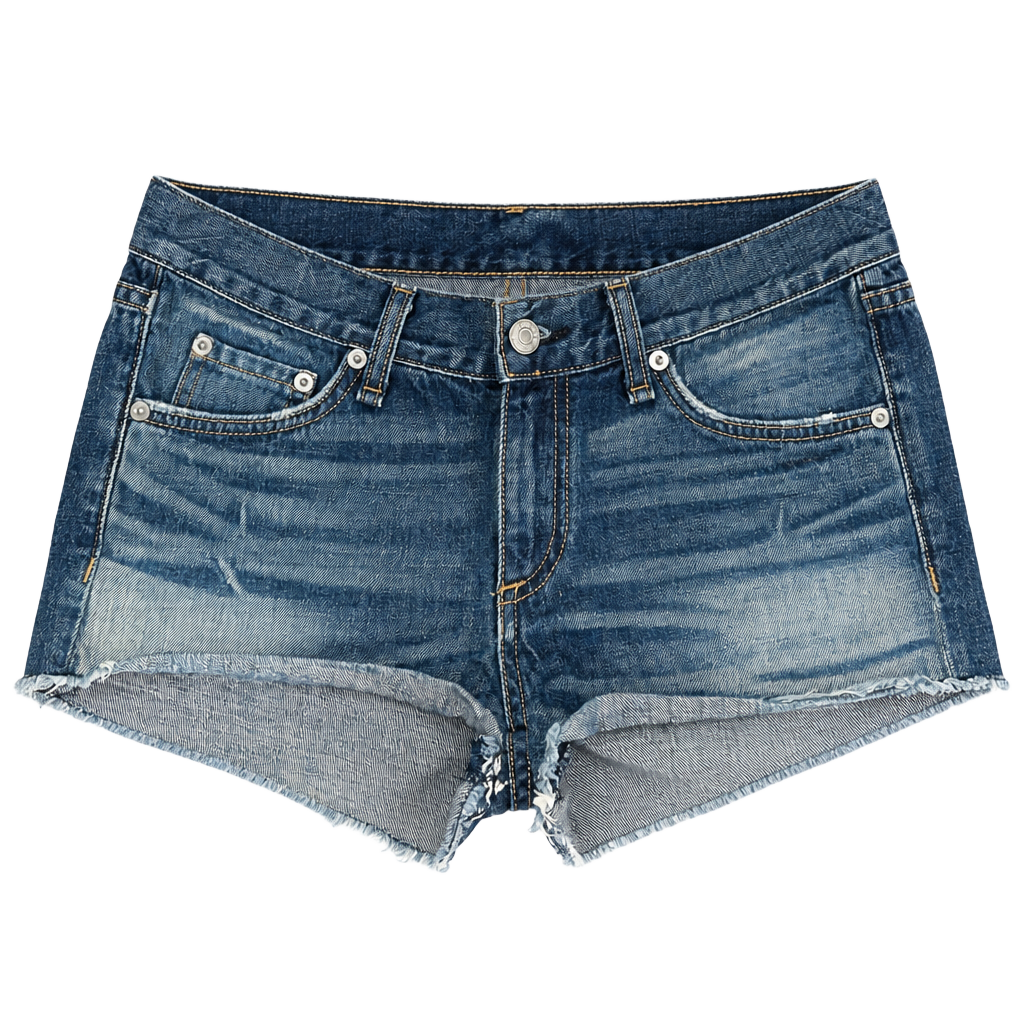 Rag & Bone/JEAN Distressed Cutoff Denim Shorts Size 24 1