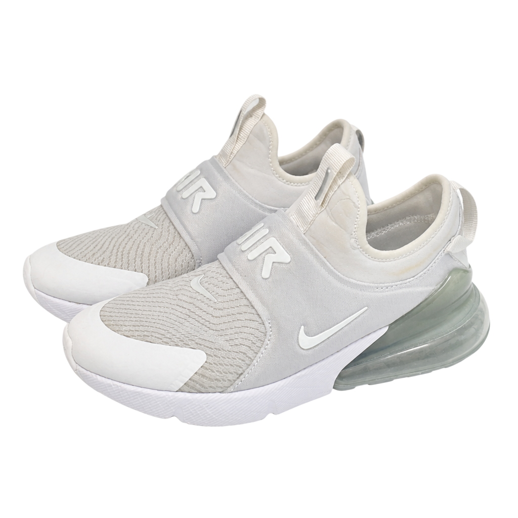Nike Air Max 270 Extreme GS White Metallic Silver CI1108-100 Size 5Y 1