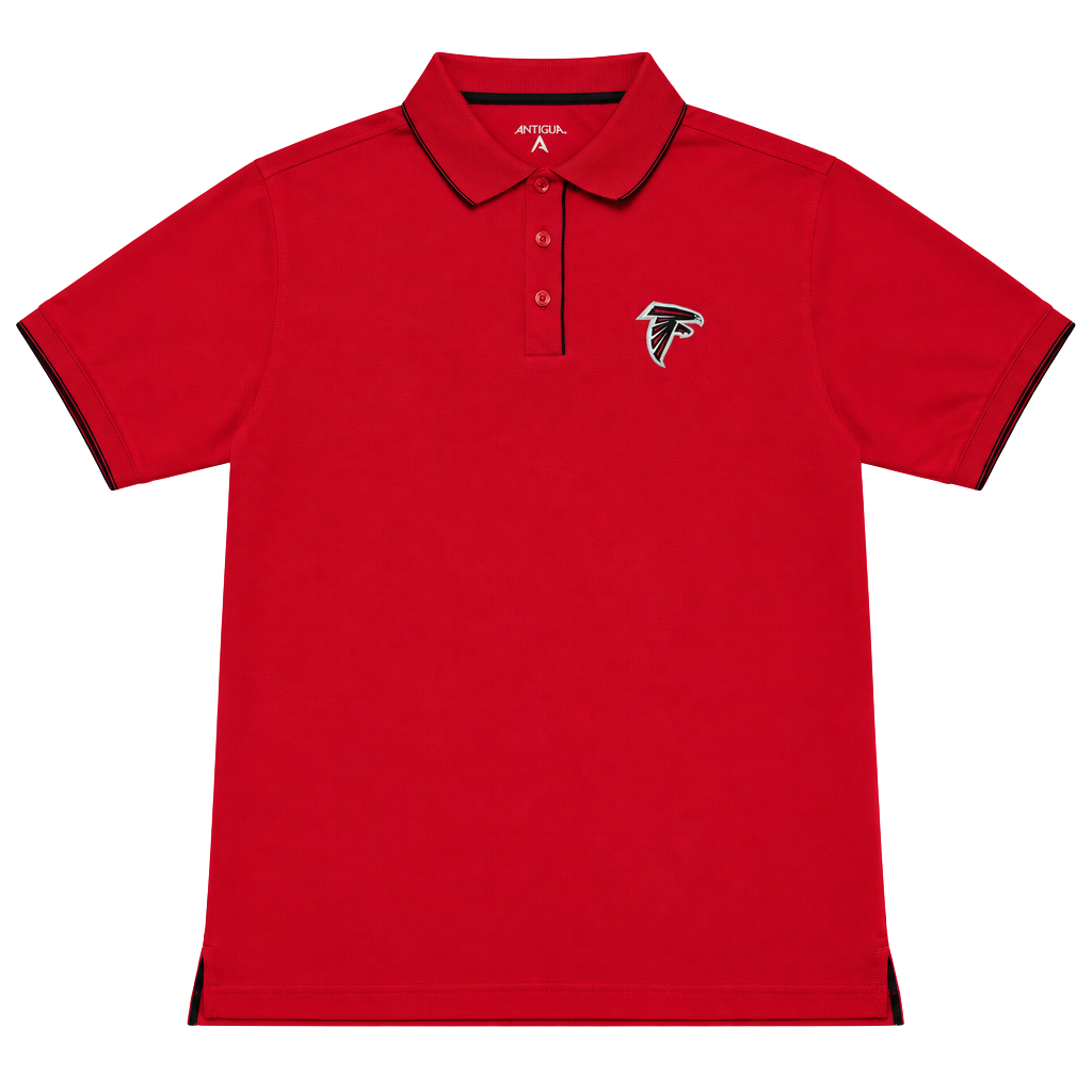 Antigua Atlanta Falcons Polo Shirt Red 1