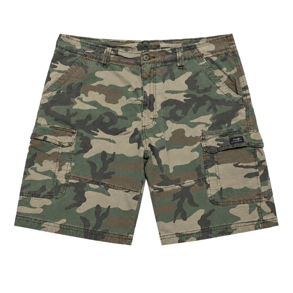 Wrangler Cargo Shorts Camouflage 1