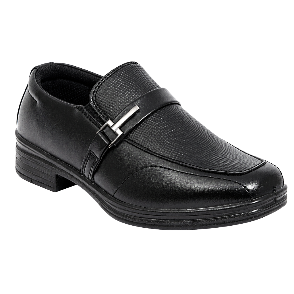 Deer Stags Bold Boys Black Loafers Size 2M 1
