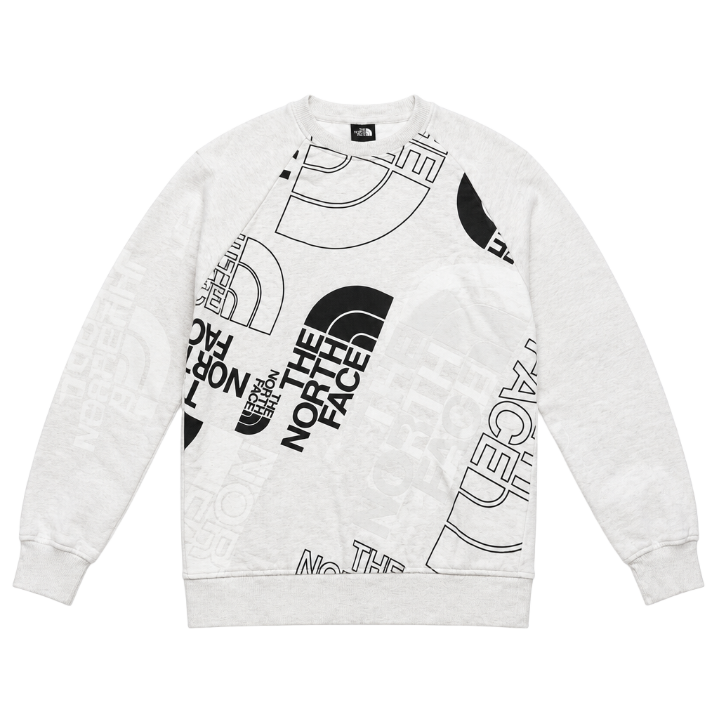 The North Face Graphic Injection Crew Size M White Logo Sweatshirt 1